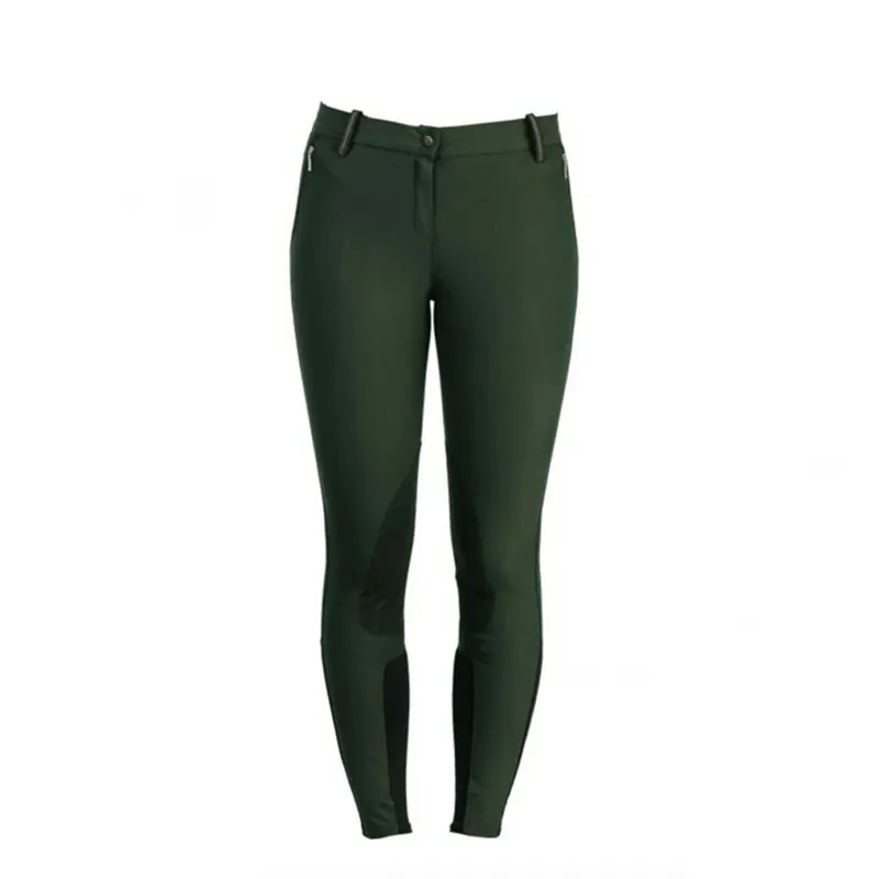 Horseware AA Letta Ladies Self Seat Breeches - Pine Grove